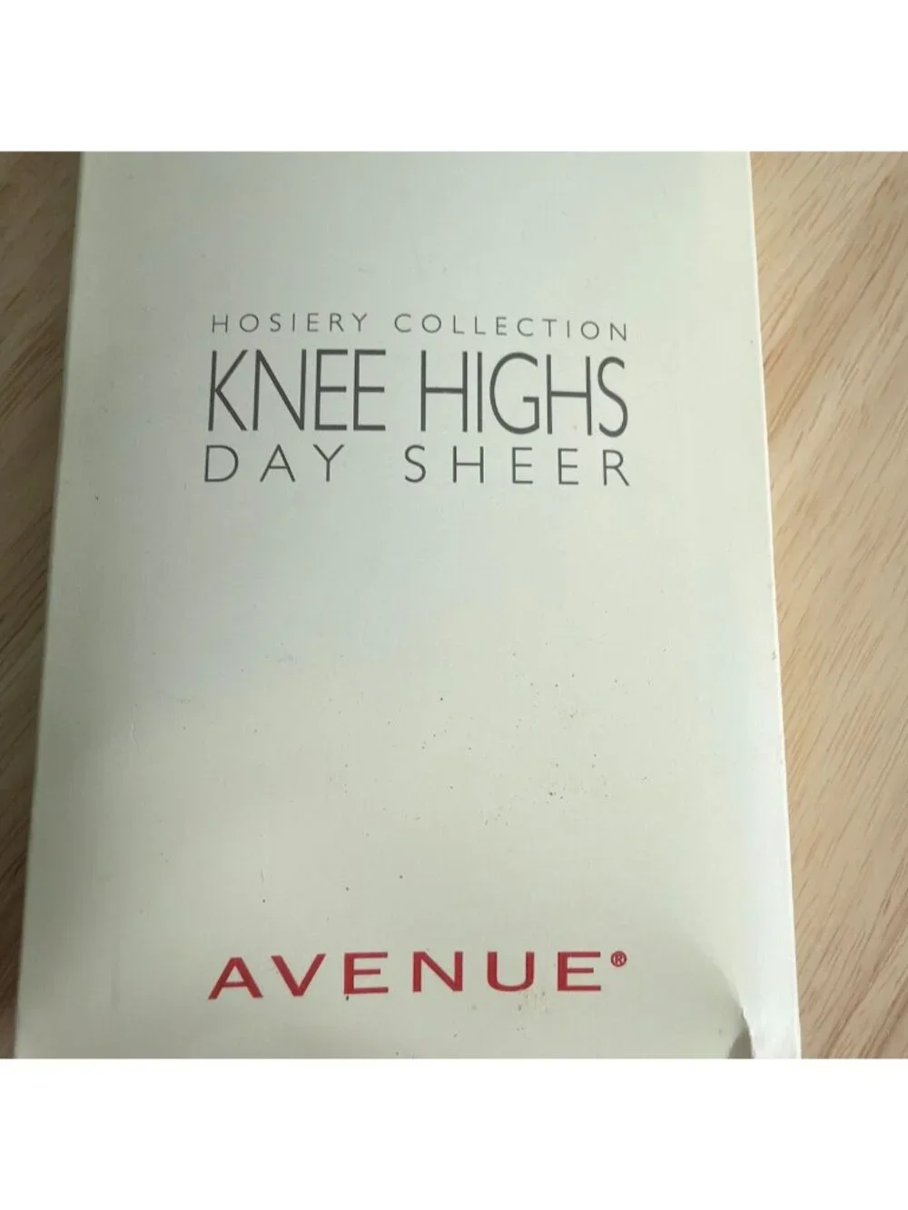 Avenue Hosiery Collection Day Sheer Knee Highs 4-Pack Off Black 100% Nylon 10-13